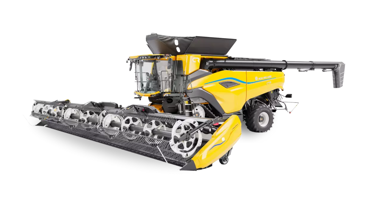 Representative New Holland next-generation CR combine on a white background